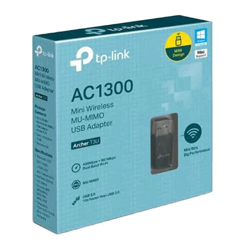 TP-LINK AC1300 ARCHER T3U WIRELESS MU-MIMO USB ADAPTOR Mascom International.webp